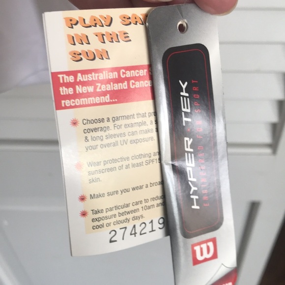 New Mens Wilson Hyper Tek System Long Sleeves Sport Shirt - Picture 4 of 6